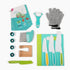 Kids Knife Set for Real Cooking - Montessori Kitchen Accessories by Tovla Jr. - Complete Cutting Kit with Safe Knives, Cutting Boards, Gloves, Peeler, Crinkle Cutter, and Recipe Booklet for Toddlers