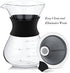 Yosoo 400ml Manual Hand Drip Coffee Maker Pot with Stainless Steel Filter