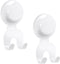 VIS'V Suction Cup Razor Holder, Shower Suction Razor Hooks for His and
