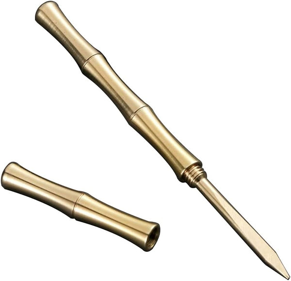 haowei 1Pcs Pure Copper Puerh Tea Knife Needle, Professional Ice Pick Tool for Breaking Tea Cake