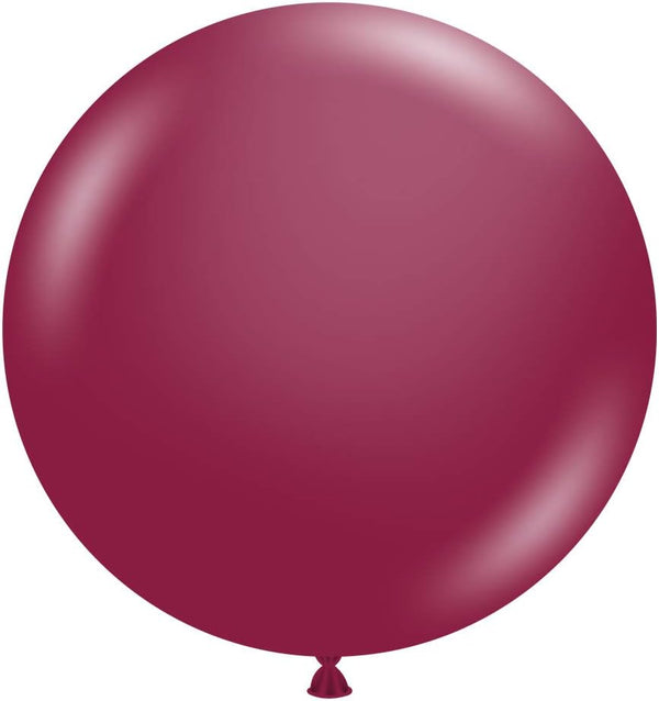 TUFTEX 24" Sangria Latex Balloons
