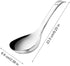 Cabilock Stainless Steel Rice Paddle Rice Cooker Spoon Rice Servers Soup Ladle Oil Skimmer Spoon for Rice Maker Soup Cooking