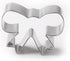 3.56-inch Stainless Steel Bow-knot Biscuit Cookie Cutter