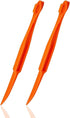 Orange Peeler Tools, Plastic Citrus Remover for Easy Open Lemon Peel Cutter, Kitchen Gadgets (Orange 2 Pack)