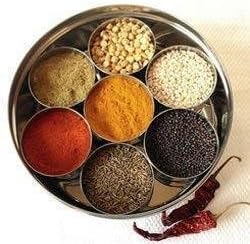 Chanaksha Trading 7 2 Spice Container Stainless Steel Round Spices Box Kitchen Masala Dabba - Spice Container - Masala