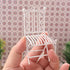 Set 1:12 Dollhouse Miniature Bistro Table & Chairs Accessories Metal Scale Miniatures White Coffee/Tea Furniture Fairy