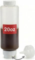 Commercial Nozzle (20 oz (1 Pack)) Squeeze Condiment Bottles - Squeeze Condiment Bottles for Sauces Grade Plastic
