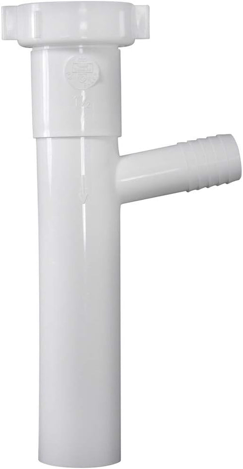 Plumb Pak 30-8WK Dishwasher Branch, 1-1/2" x 8", White, Pack of 1