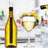 Wine Chiller Ice Red Wine Bottle Stainless Steel Cooler Chiller Stick Container Freezer 3 in 1 with Aerator and Pourer Wine Accessory (2)
