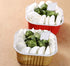 KEISEN square 4 2/5" Disposable Aluminum Foil Cups, 300ml for Muffin Cupcake Baking, 24/PK