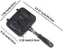Cake Pan Waffle Maker - Aluminum Alloy Non-stick Waffle Cake Baking Mold Plate (Fish Mould)