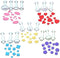 Cookie Cutters, Plunger Cutter Cake Decorating Supplies, 16 Pcs Fondant Molds, Heart/Square/Oval/Circular/Star
