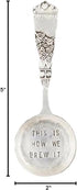 Mud Pie Brew it Coffee Scoop, Silver