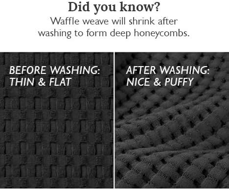 Set 4, GILDEN TREE Waffle Bath Towels Wash Cloths for Showering, Exfoliating Washcloth Quick Dry Towel, Face Towels