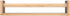 Gneric 15.7 inch Rack(2 Pack) Floating Shelves for Wall, Burlywood Nursery Book Shelves, Kids Bookshelf, Wall Shelves