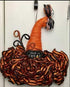 STEELPANGAL - (4) Lrg Witch Santa Hat Coated Metal Wreath Form, 22" H x 21" W for Indoor/Outdoor Halloween Christmas