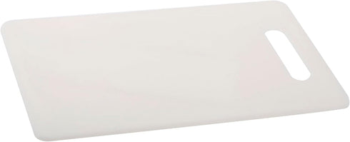 Luciano Plastic Cutting Board - 13.6 x 9.8 Inches, White