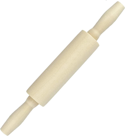 Miokun 24 Pack 7.9 Inch Wood Small Rolling Pin for Kids, Kids Rolling Pin for Home Kitchen