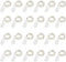 24 Pack 6.6ft 20 LED Mini String Lights - Silver Wire Starry Lights for DIY Wedding, Party, Festival, Halloween