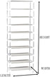 Jingjing1 Rack,10 30 Shoe Tie Shoe Organizer Pair Storage Stackable Shelves Easy Assembled Non-Woven Fabric Shoe Tower