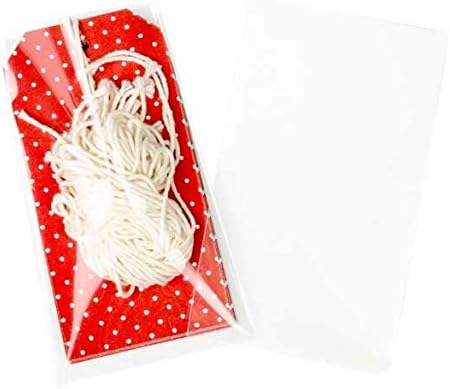 ClearBags Flat Open Top Bags, 3x5, 100 Pack, Clear Photo Storage Bag, Plastic Sleeves, Sheets for Candy, Card, Art, Crafts, Cake Pops, Crystal Clear, Archival Safe, B3X5SNFA by ClearBags