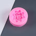 Pink Lotus Flower Silicone Molds, Fondant Candy Making Chocolate Molds for DIY Cupcake Decoration