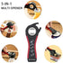 Jar Opener, 5 in 1 Multi Function Can Opener Kit with Silicone Handle, Easy to Use for Children, Elderly, Arthritis