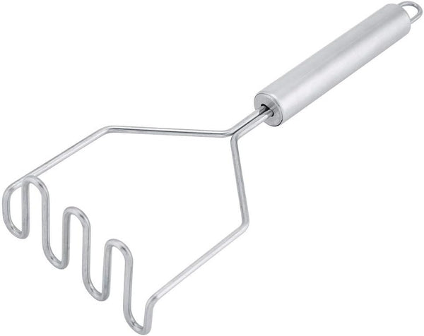 FTVOGUE Stainless Steel Potato Masher, Vegetable Mud Crusher, Kitchen Gadgets for Potato Puree