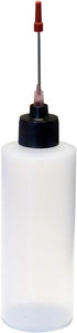 2-4oz Plastic Squeeze Bottles with 1.5 Inch Stainless Steel Applicators