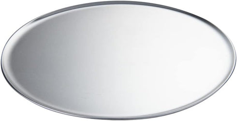 Restaurantware Met Lux 18 Inch Commercial Pizza Pan 1 Coupe Style Pizza Cooking Tray - Heavy-Duty 18-Gauge Aluminum Round Baking Tray Oven-Baking For Pizzas & More by Restaurantware