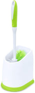 Pine-Sol Toilet Bowl Cleaner Brush with Holder, Heavy Duty Wand, Non-Slip Handle, Bathroom Supplies, Yellow