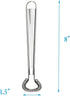 1Pc Silver Egg Beater Stainless Steel Mini Spring Coil Whisk Handheld Milk Frother Foamer Sauce Stirrer Blender Coffee Mixer Kitchen Egg Tools Whisks, Cooking Utensils by Galepromot