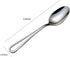 Teaspoons Set, Stainless Steel 18/0 Tea Spoon 12pcs, 6.29 Inches For Home, Kitchen Restaurant, Slilver