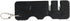 Black Pocket Knife Sharpener, Kitchen Knife Sharpener, Handheld Keychain Tool for Outdoor Camping & Scissors