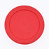 CIBI Food Storage Container Lids (2 Cups, Red - 6PK) for Pyrex and Anchor Round Glass Containers