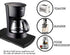 2 Pack Sliding Coffee Maker Tray, 12 Countertop Appliance Caddy Slider for Blender Toaster, Black ABS Rolling Out Tray