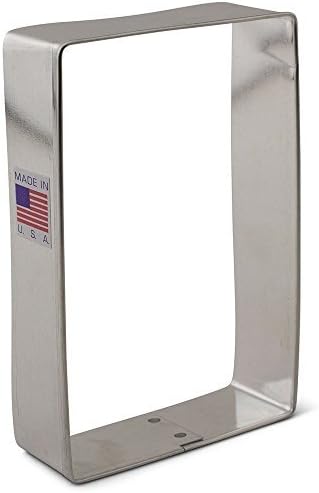 Ann Clark Cookie Cutters Rectangle Cookie Cutter, 4", Made in USA