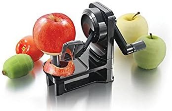 Multi-Peeler | Rotary Apple Peeler with Serrated Stainless Steel Blade | Safely Peels Apple Pear Kiwi Tomato