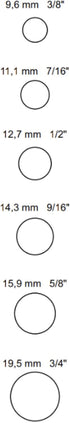 Generic 3/4, 5/8, 9/16 (6 Plastic Stopper Replacement Plug for Salt and Pepper Shakers, Flower Pots, Bottles, Pipes etc
