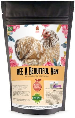Dried Mealworm and Herb Treat for Backyard Chickens, Healthy Backyard Chicken Feed