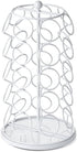 Nifty K Cup Holder for K-Cups, 35 Pod Carousel, 360-Degree Spins, Modern White Kitchen Organizer