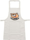 WOSHOW White Apron, Printed Japanese Anime Gokushufudo Cartoon Cooking Apron Cosplay Costume