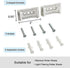 Roller Shades Accessories Replacement Installation Brackets Easy to Install Roller Blinds Repair Kit by AOSKY