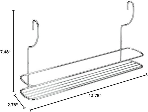 Metaltex Shelf Lonardo Small, 35x7x19 cm, Metal, Silver