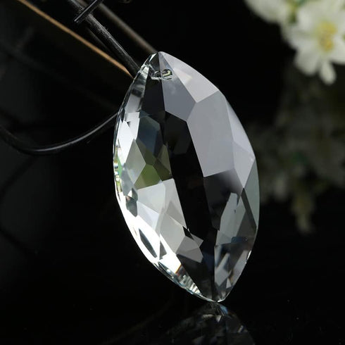 10pcs 1.5"/38mm LoveUnited Crystal Pendants Crystal Suncatcher - Hanging Crystals Prisms for Windows, FengShui, Hanging