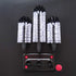 Water Bottle Cleaning Brush with Suction Base, 3 Head Bristle Brush for Beer Cup, Long Leg Cup, Red Wine Glass, Bar