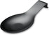Matte Black Spoon Rest, Stainless Steel Holder for Stove Top, Kitchen Utensils Holder for Ladles, Tongs, Dishwasher Safe