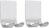 Razor Holder Shaver Hook Hanger Stand (2 Pack), Self Adhesive Stainless Steel Heavy Duty Utility Storage Hook for