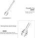 glasstore Tools,2pcs Glass Honey Dipper Sticks,Honey Dipper Spoons Stick Bee Honey Spoon Stirring Scooper For Durable