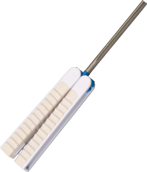 Lansky Folding Diamond Fish Hook & Knife Sharpener, Marine-Grade Fishing Hook Sharpener - LDFHS